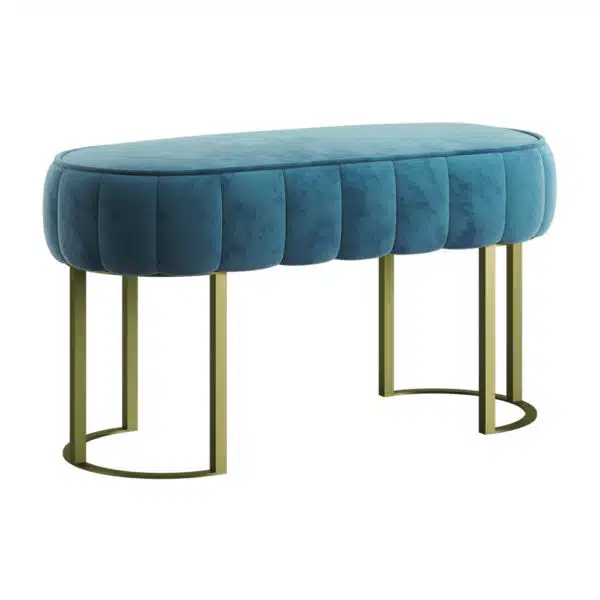 Банкетка зеленая в прихожую с сиденьем