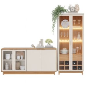 Комплект комод+витрина Dimora